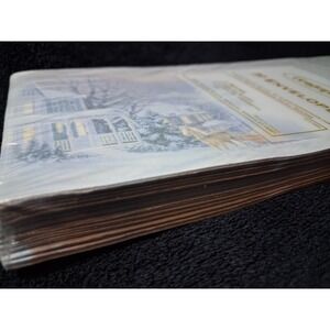 Geographics Winter Envelopes 50 Count #10 Holiday Sleigh Scene 47097 NEW